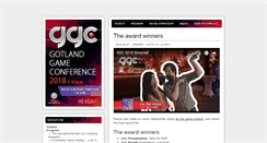 Desktop Screenshot of gotlandgameconference.com